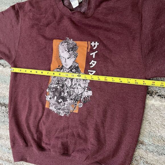 Saitama Anime Sweatshirt Champion Eco Medium - Picture 6 of 8